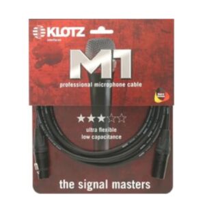 Klotz M1FM1N1500 M1 15m XLR Cable Klotz Skip to product information  Regular price