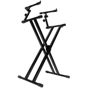 Onstage KS7292 Ergo-Lock Double Tier X Keyboard Stand